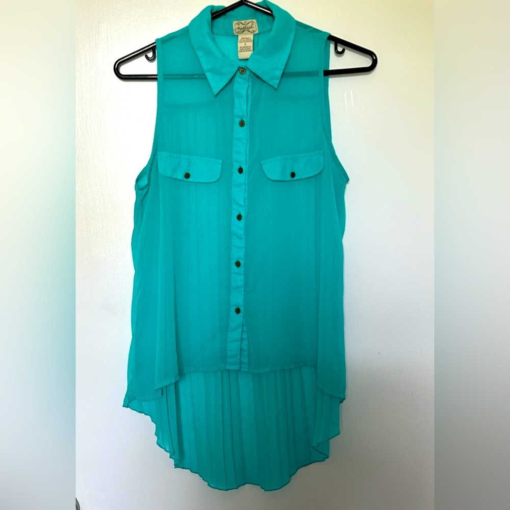 Eyelash Couture Small Chiffon Blouse